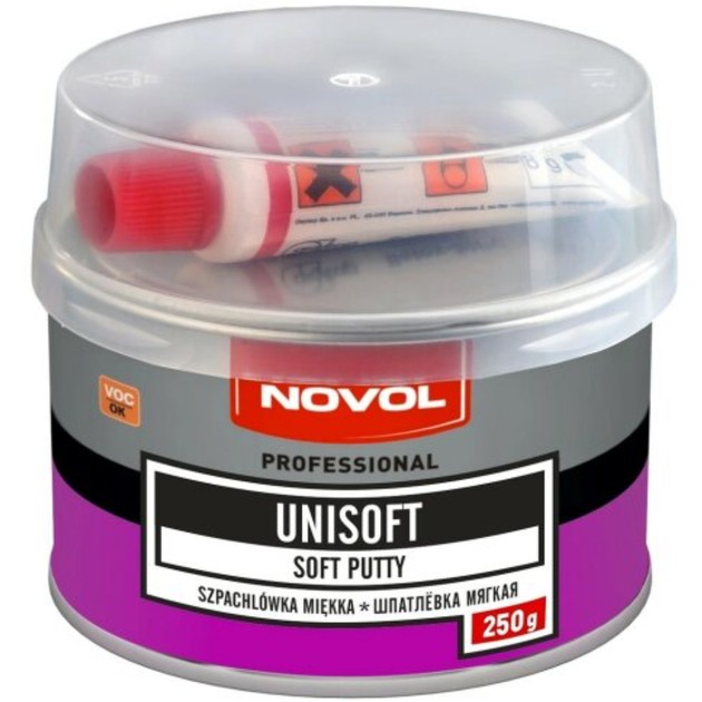 Шпаклівка для авто NOVOL UNISOFT 0,25 кг